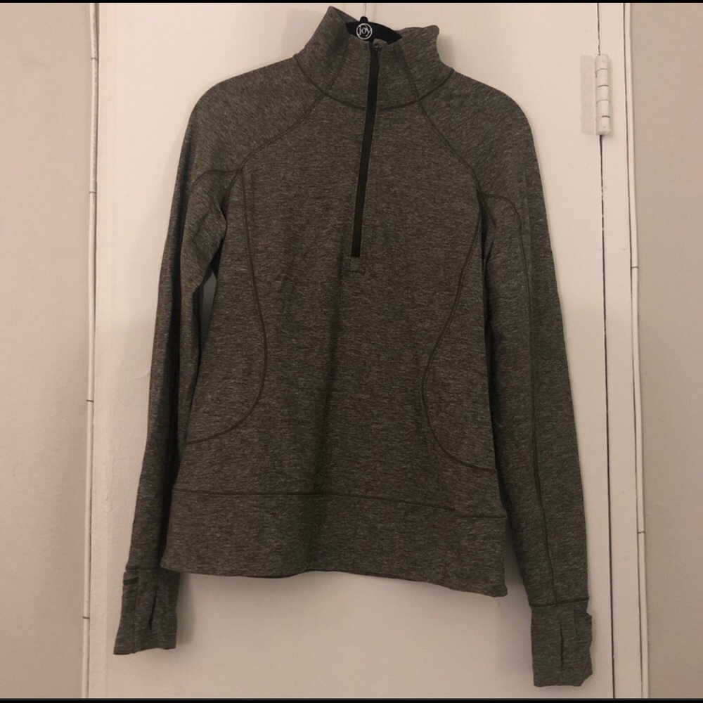 Lululemon Olive Green Half Zip